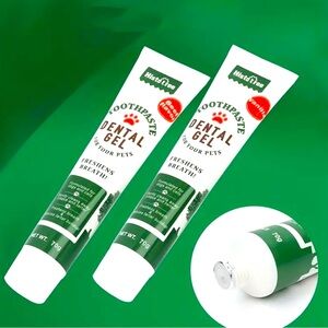 Pet Oral Cleaning Set, Cat and Dog Toothbrush Toothpaste